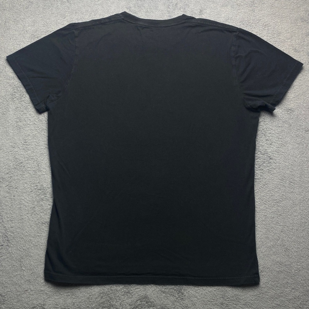 Hollister Tshirt Mens Large Must-Have Collection Black Embroidered Logo - Picture 2 of 6